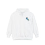 R&R Minimal Logo Hoodie — Cozy White Garment-Dyed Pullover