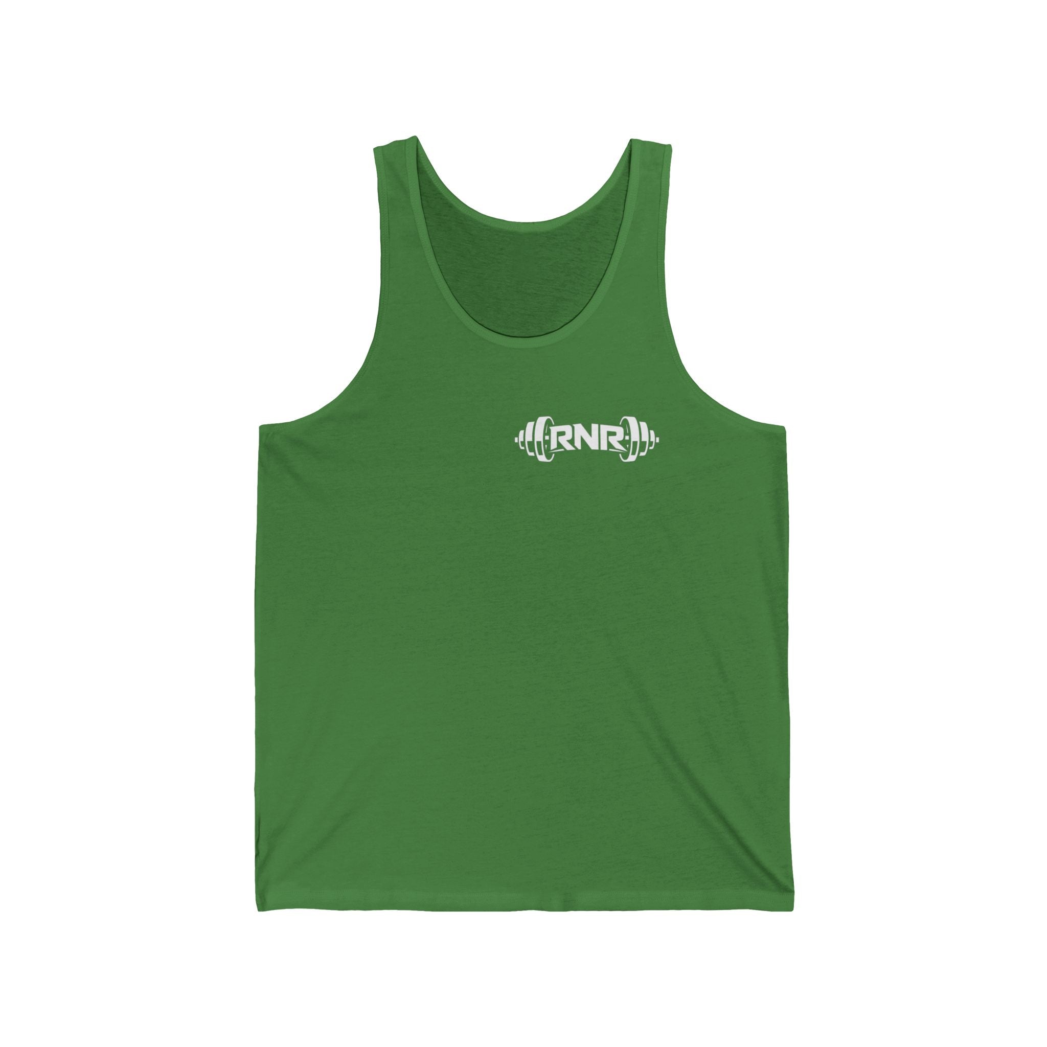 RNR Barbell Tank Top — Gym Weightlifting Workout Tank
