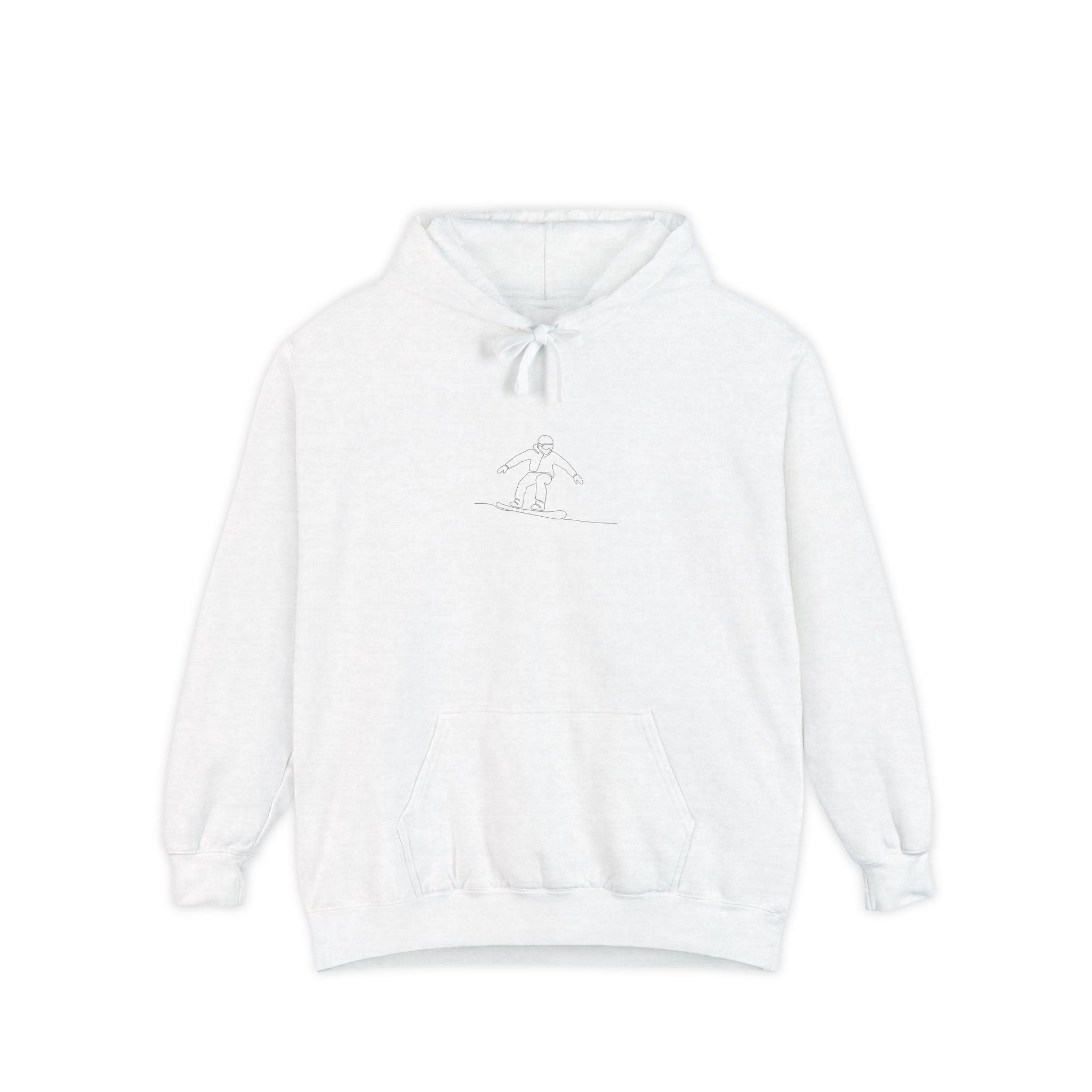 Cozy Minimalist Hoodie — Subtle Embroidered Small Chest Design