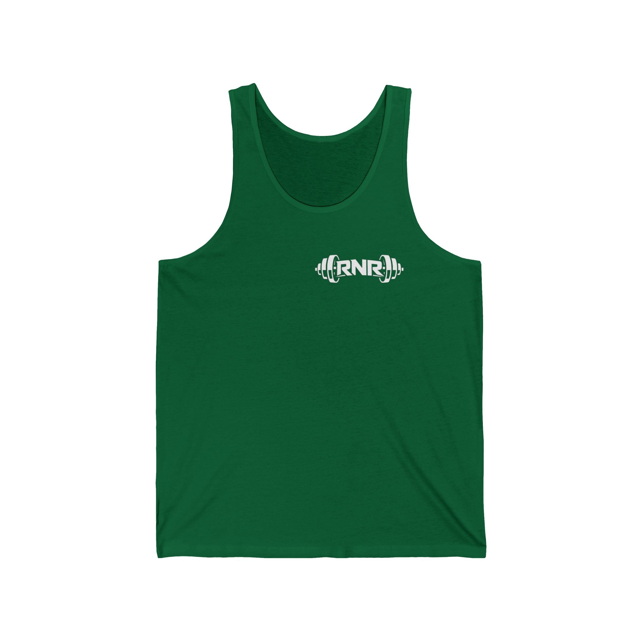 RNR Barbell Tank Top — Gym Weightlifting Workout Tank
