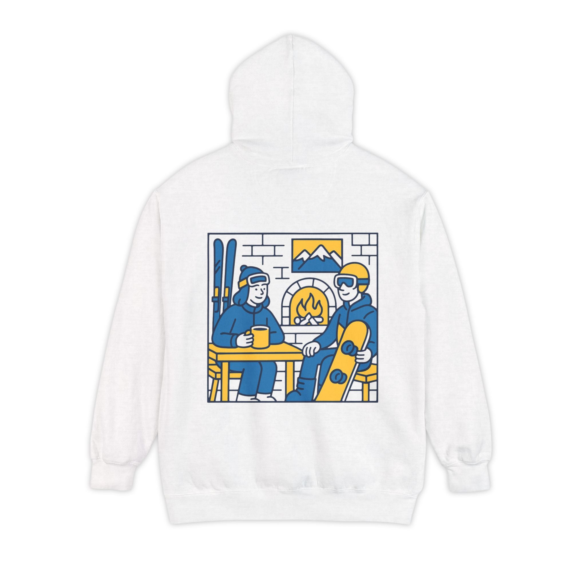 Ski Lodge Cozy Hoodie — Après-Ski Snowboard & Ski Graphic Pullover