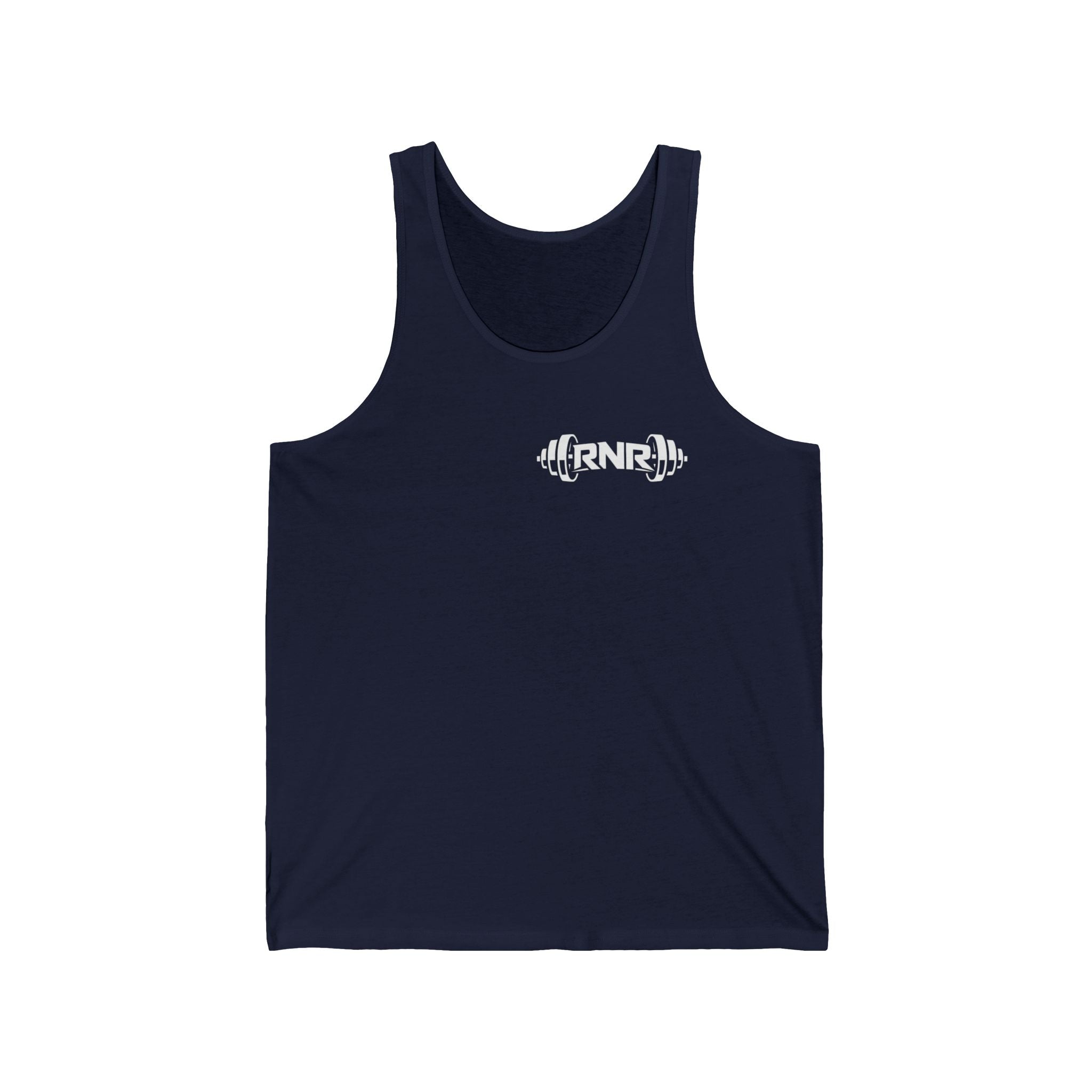 RNR Barbell Tank Top — Gym Weightlifting Workout Tank