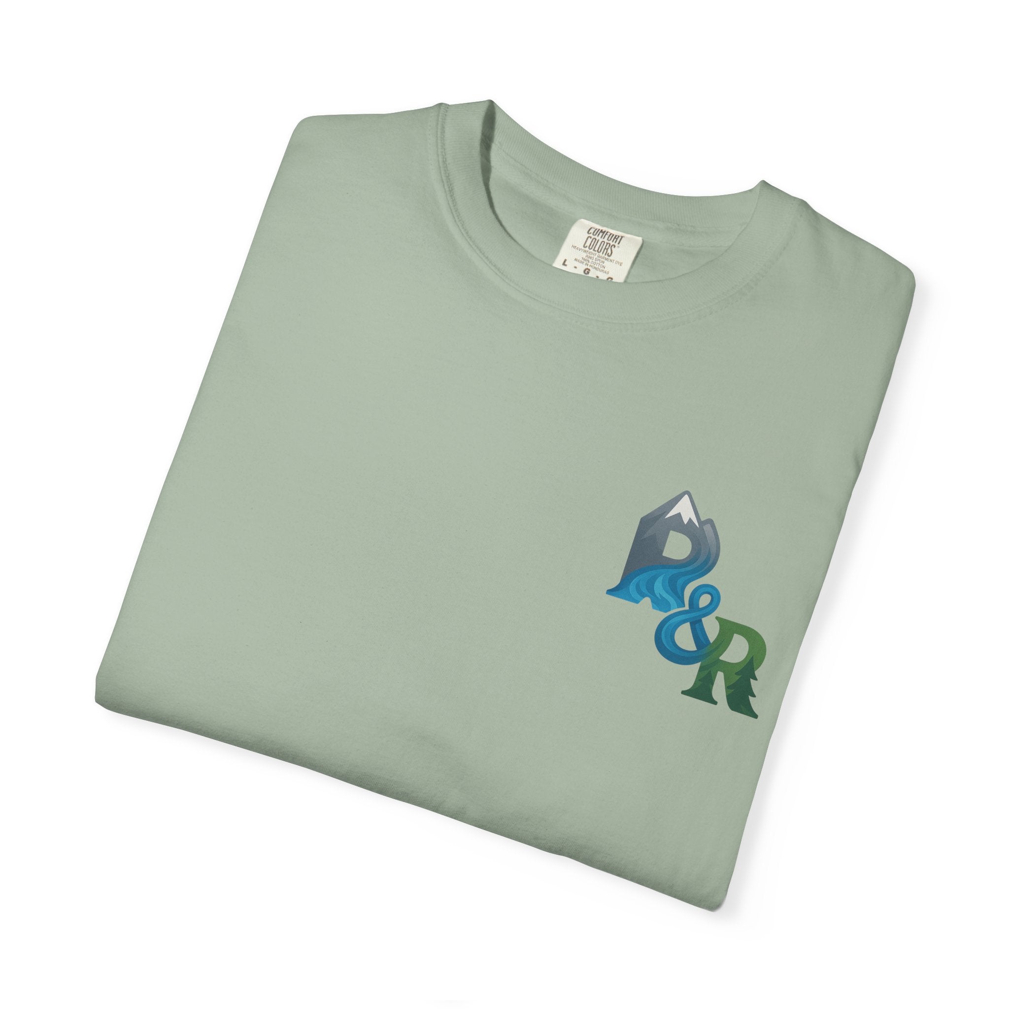 Relaxed Unisex Garment-Dyed T-Shirt with B&R Design