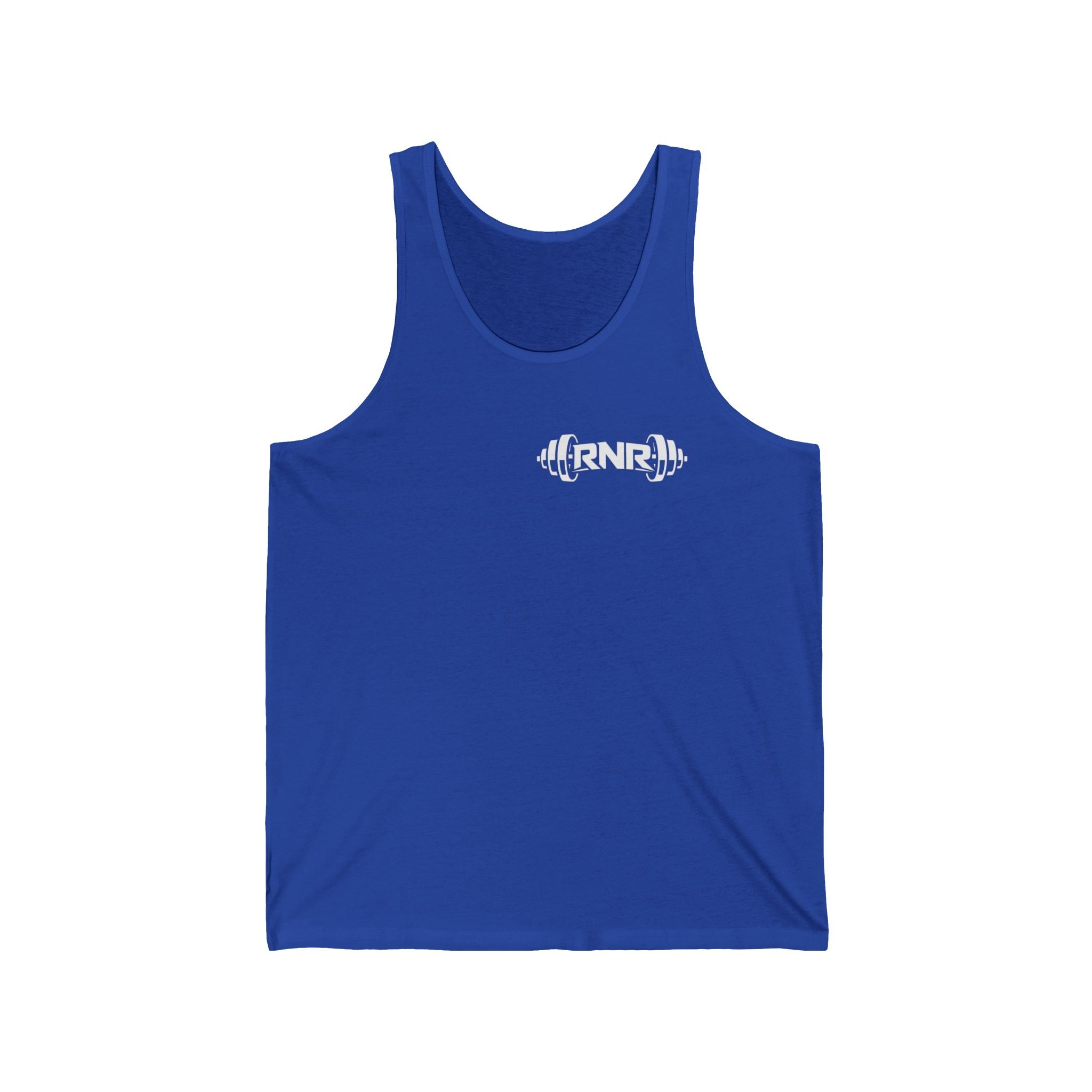 RNR Barbell Tank Top — Gym Weightlifting Workout Tank