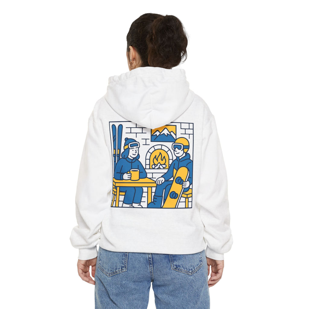Ski Lodge Cozy Hoodie — Après-Ski Snowboard & Ski Graphic Pullover