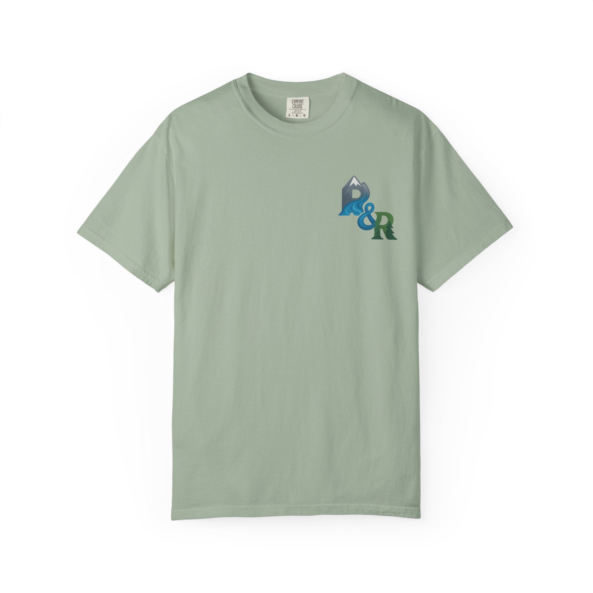 Relaxed Unisex Garment-Dyed T-Shirt with B&R Design
