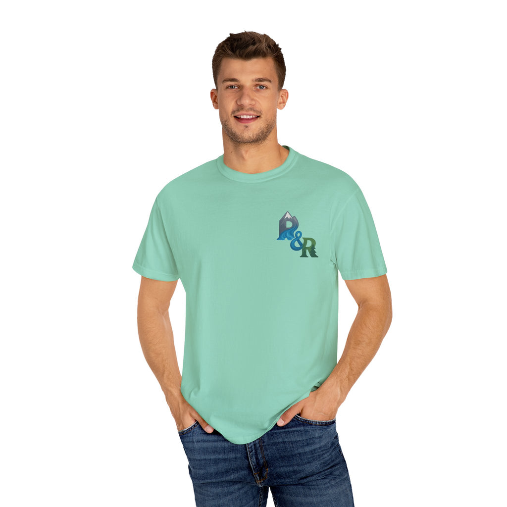Relaxed Unisex Garment-Dyed T-Shirt with B&R Design