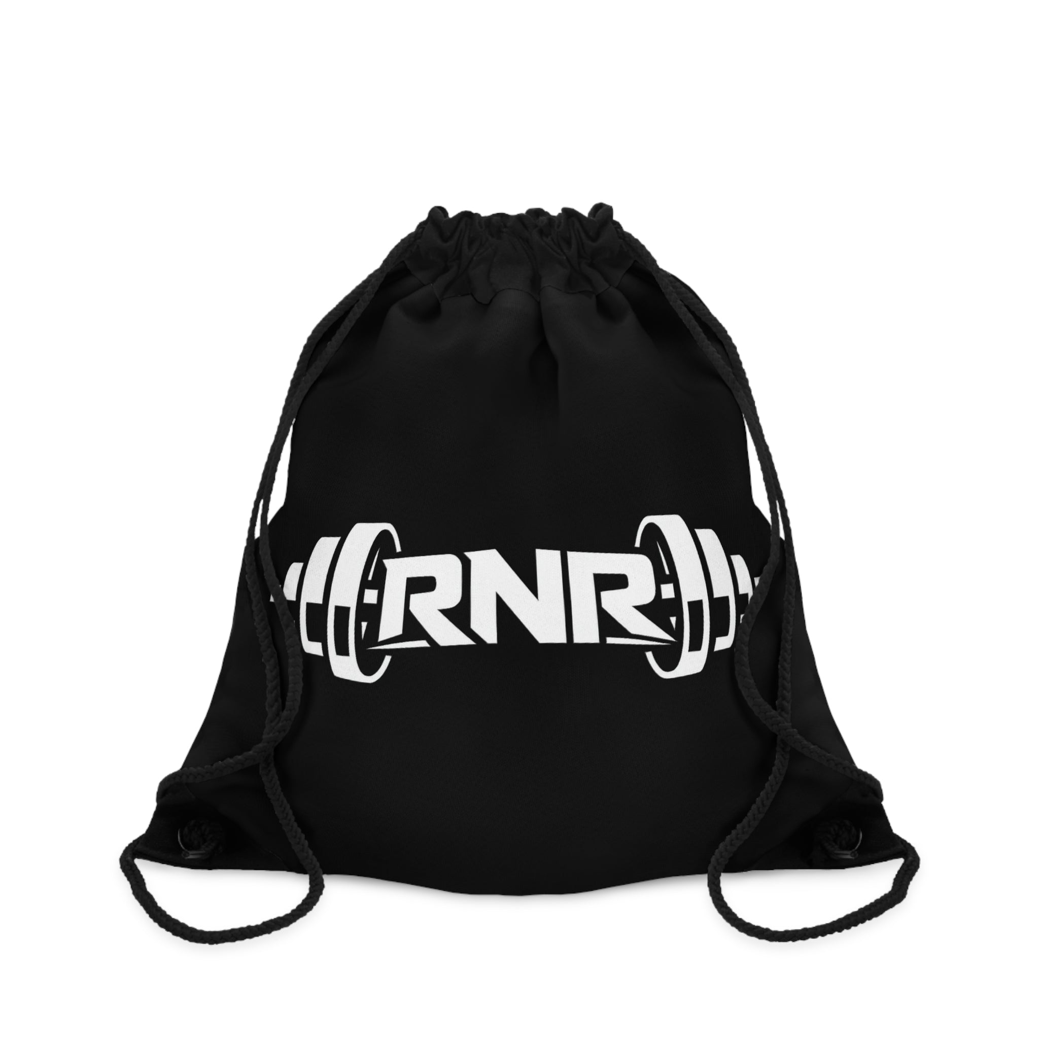ARNR Barbell Drawstring Gym Bag — Lightweight Workout String Backpack