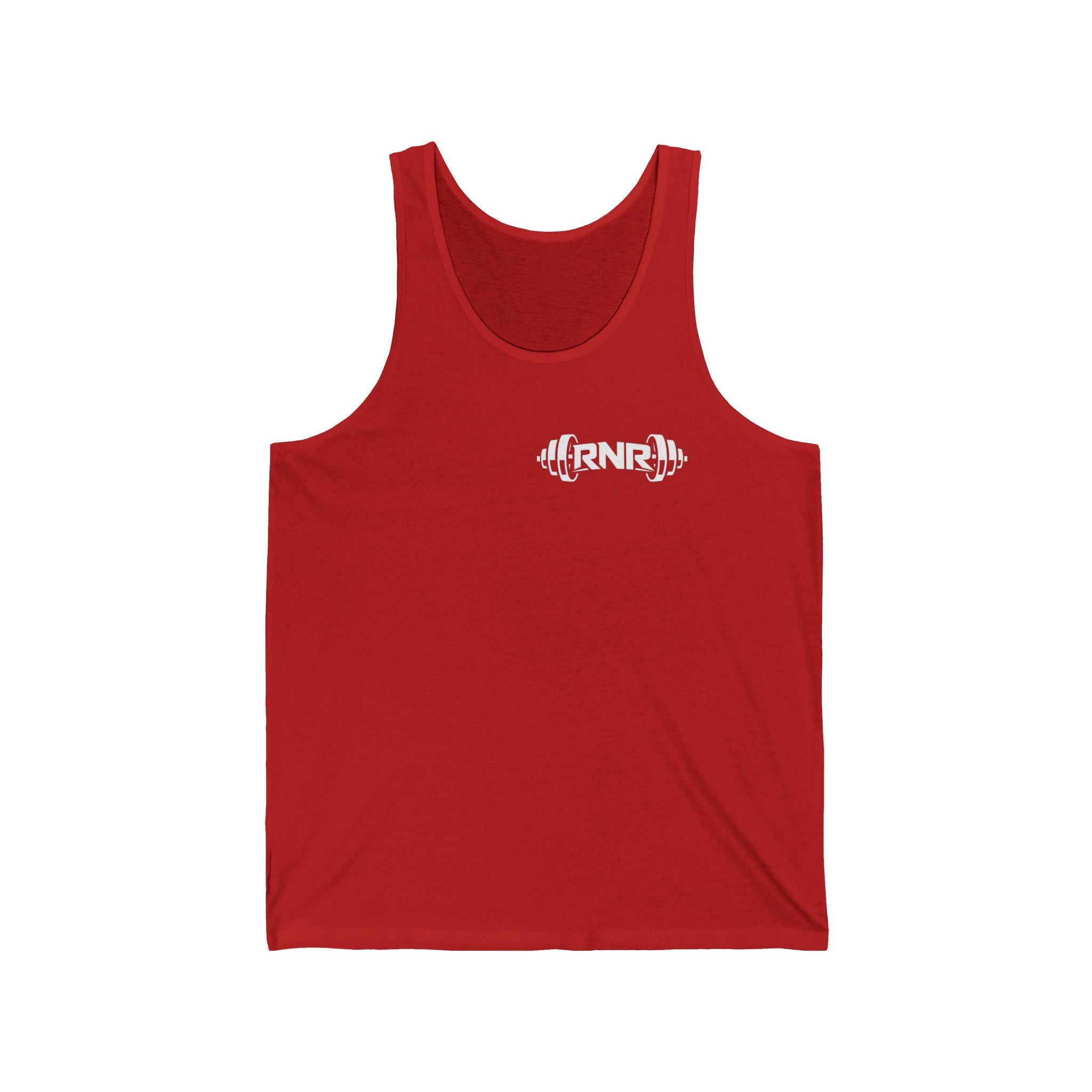 RNR Barbell Tank Top — Gym Weightlifting Workout Tank