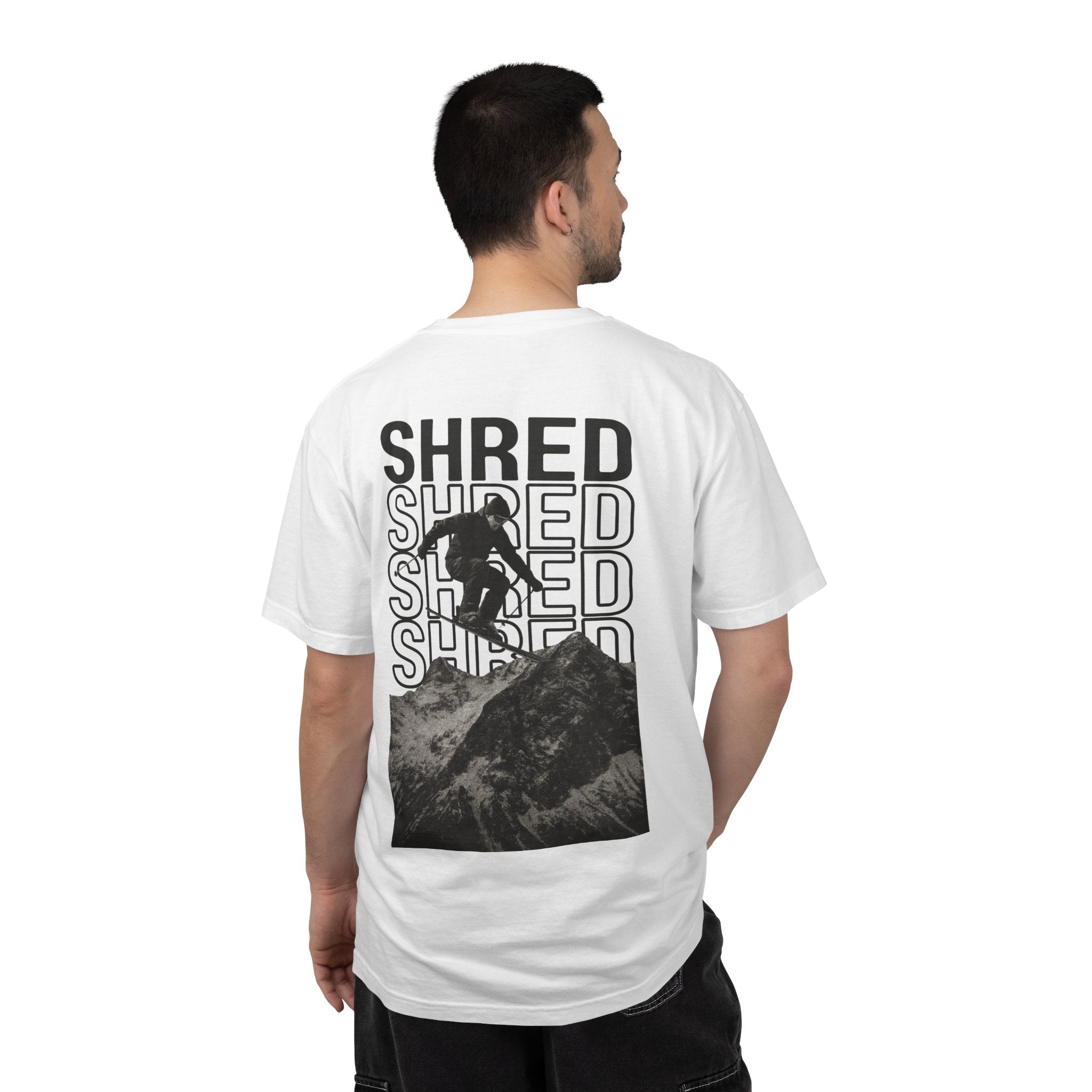 Shred Graphic Unisex T-Shirt - Perfect for Snowboarders