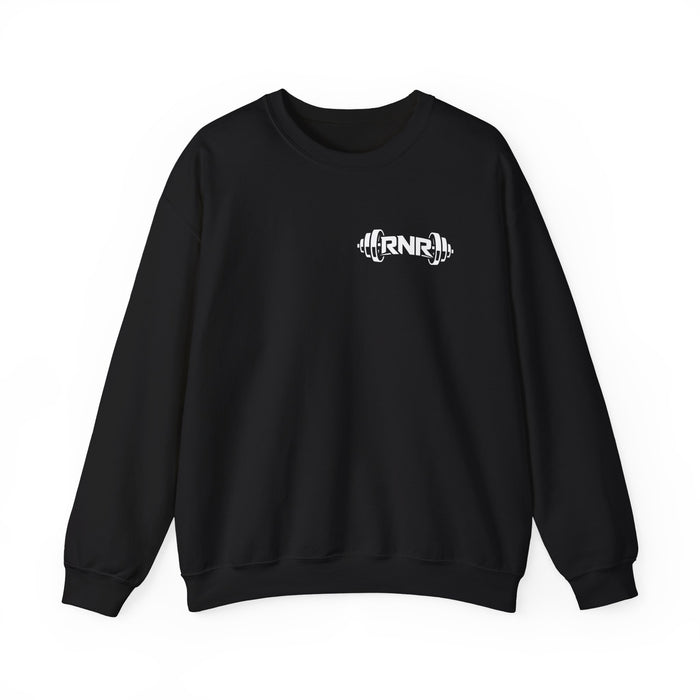 Barbell Logo Crewneck Sweatshirt – RNR Fitness Chest Graphic