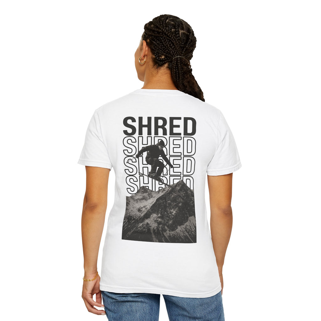 Shred Graphic Unisex T-Shirt - Perfect for Snowboarders