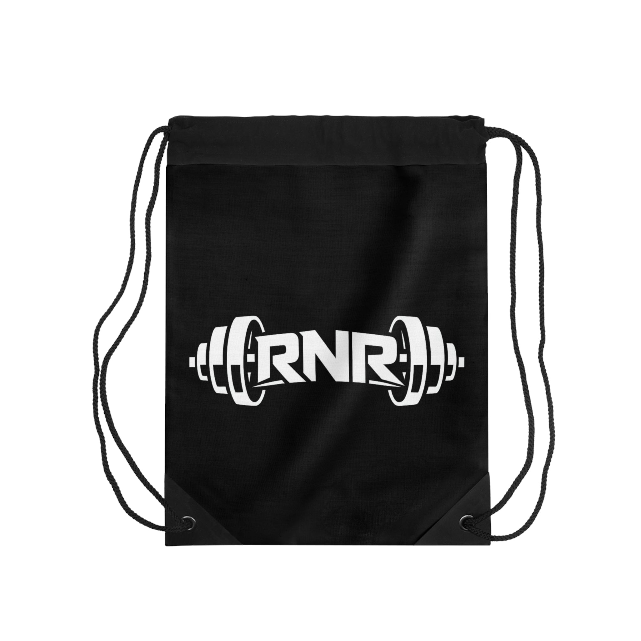 ARNR Barbell Drawstring Gym Bag — Lightweight Workout String Backpack