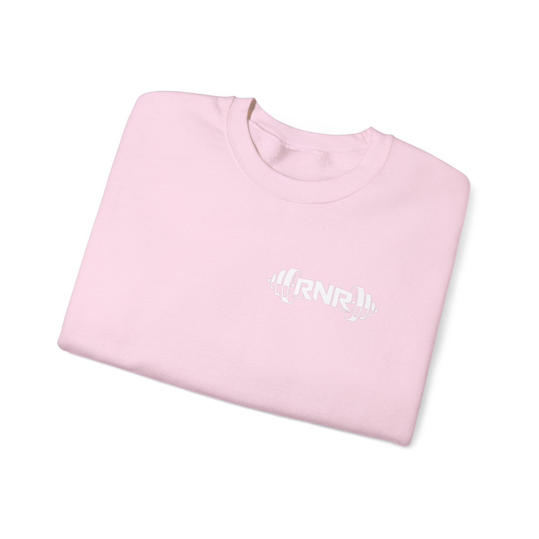 Barbell Logo Crewneck Sweatshirt – RNR Fitness Chest Graphic