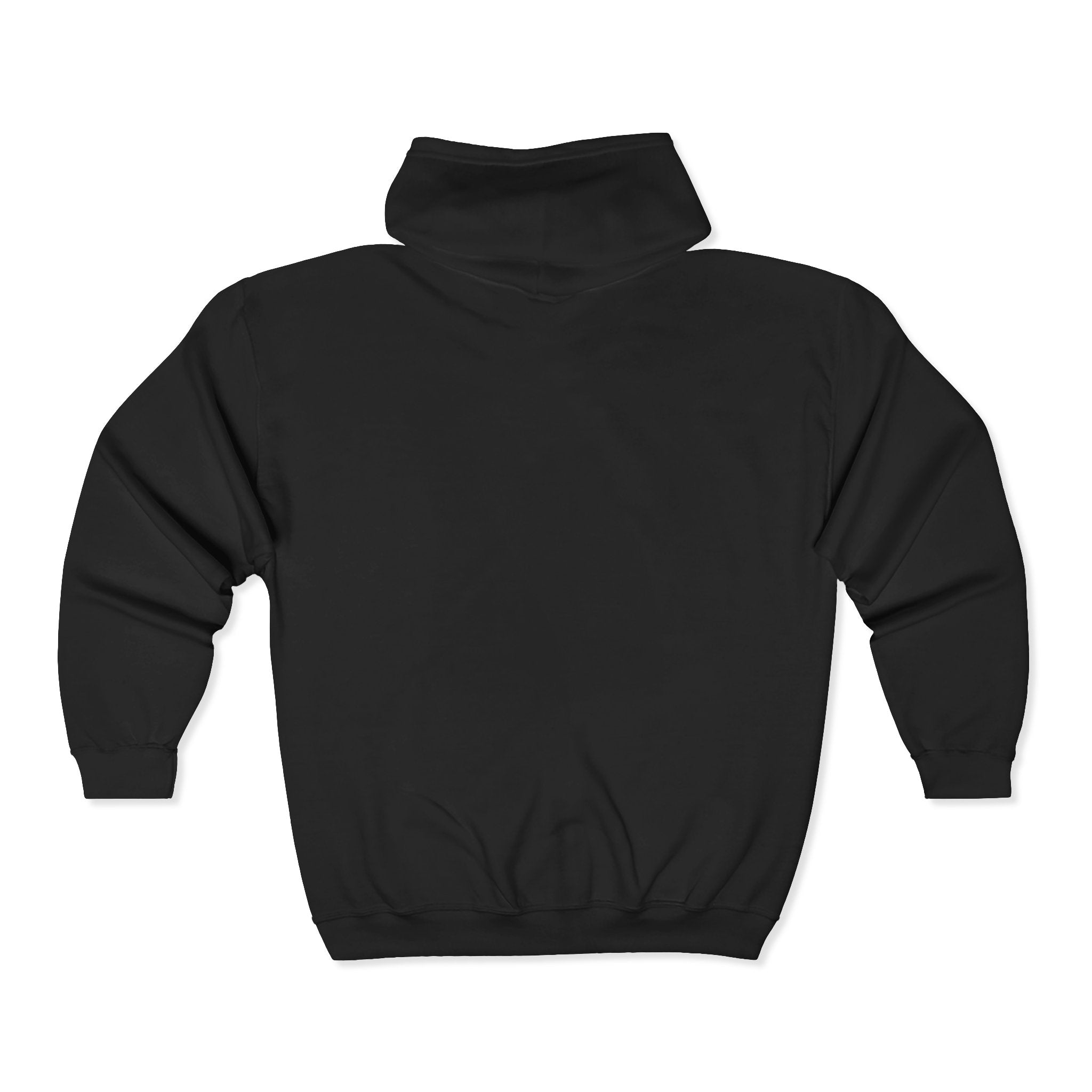 Skateboard Logo Zip Hoodie - Minimal Retro Skate Graphic