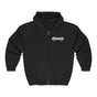 Skateboard Logo Zip Hoodie - Minimal Retro Skate Graphic