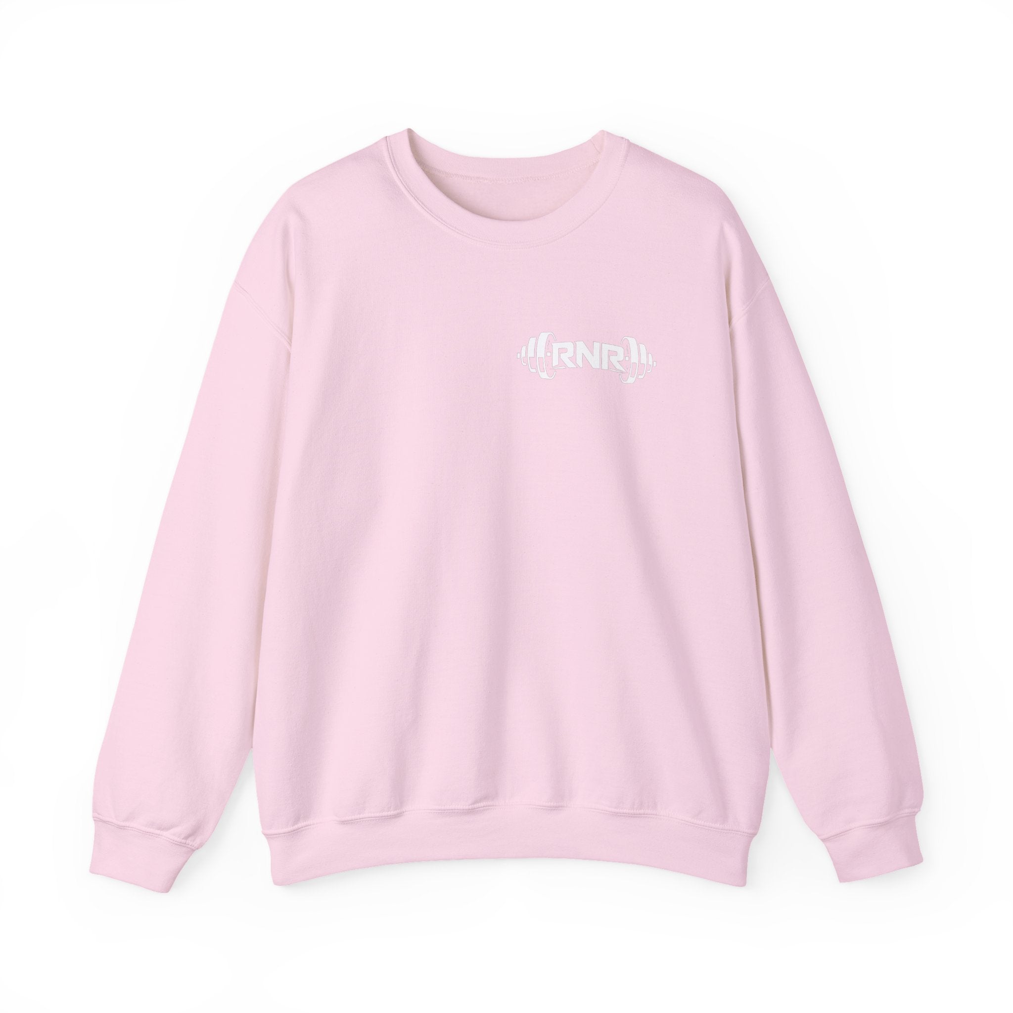 Barbell Logo Crewneck Sweatshirt – RNR Fitness Chest Graphic