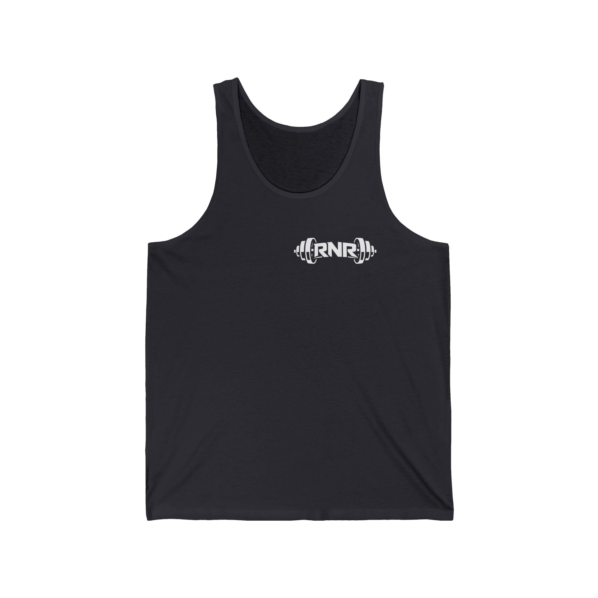 RNR Barbell Tank Top — Gym Weightlifting Workout Tank