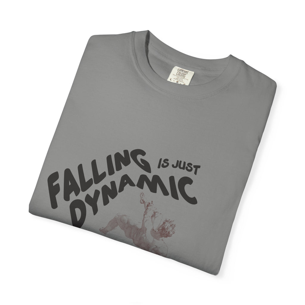 Dynamic Downclimbing Graphic T-Shirt, Adventure Apparel, Unisex Casual Wear, Gift for Climbers, Outdoor Enthusiasts, Fun Sports Tee