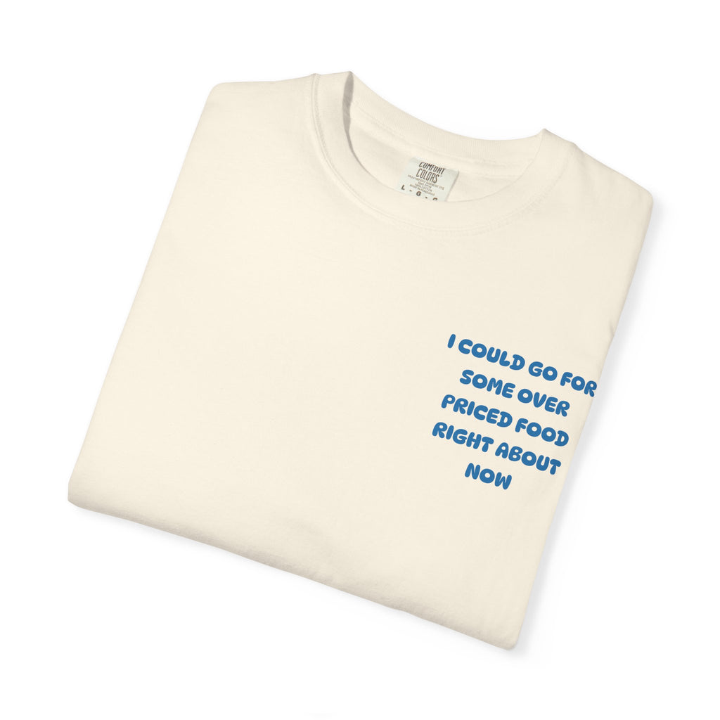 Cozy Vibes T-Shirt - "I Could Go for Some Fancy Food" & Ski Friends Design