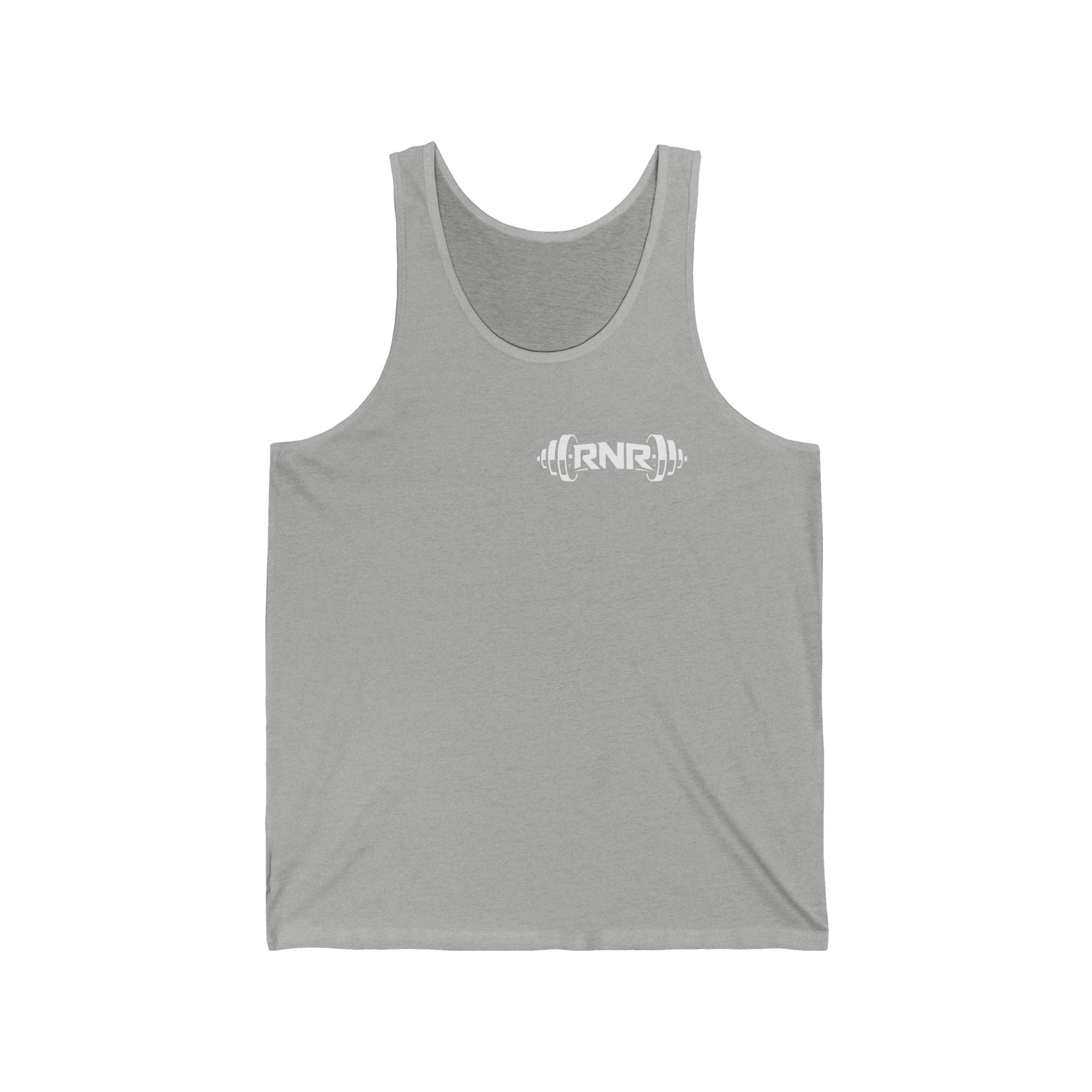 RNR Barbell Tank Top — Gym Weightlifting Workout Tank